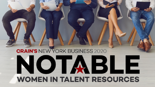 Crain’s NY Business, Notable Women in Talent Resources 2020