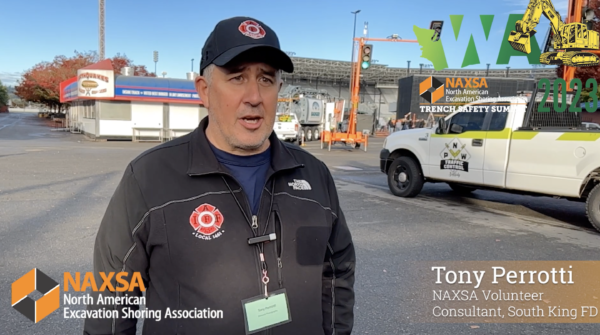 Tony Perrotti at the Washington Trench Safety Summit