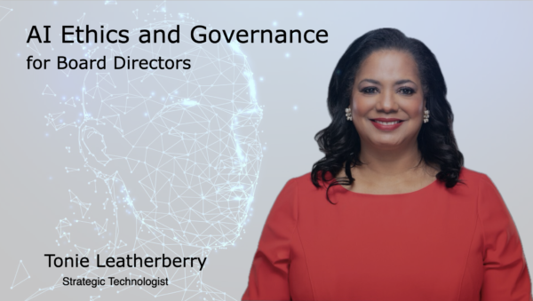 AI Ethics and Governance for Board Directors