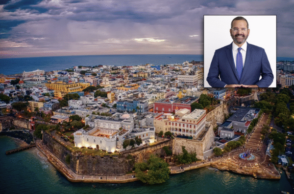 Meeting Pedro Pierluisi in San Juan