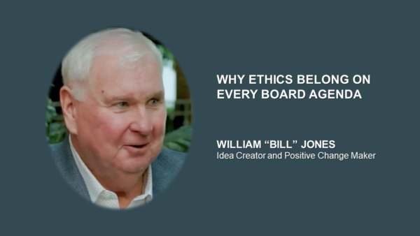 Why Ethics Belong on Every Board Agenda