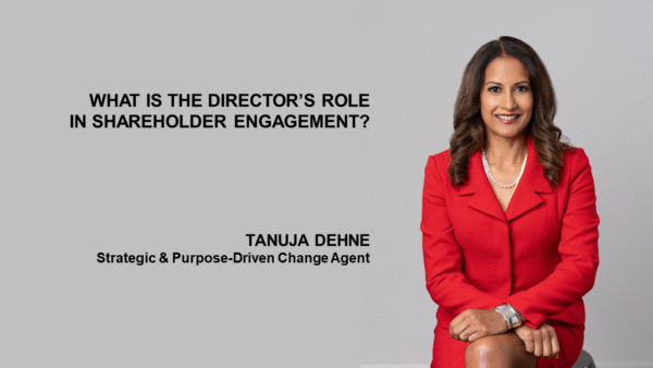 What Is the Director’s Role in Shareholder Engagement?