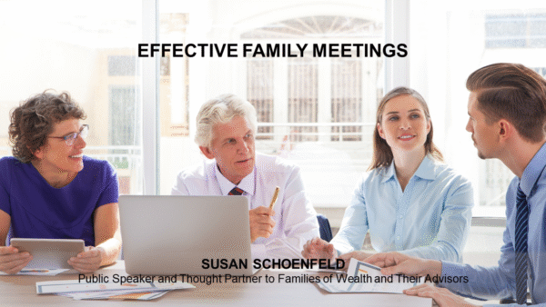 Effective Family Meetings