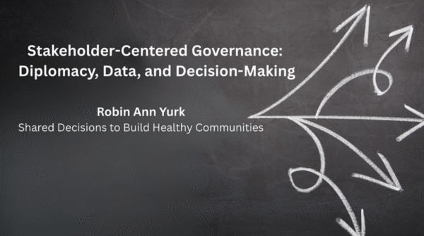 Stakeholder-Centered Governance: Diplomacy, Data, and Decision-Making