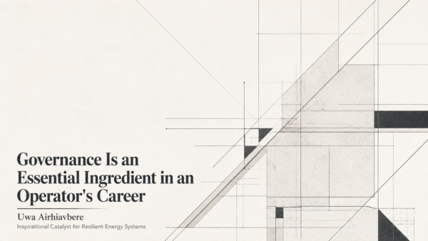 Governance Is an Essential Ingredient in an Operator’s Career