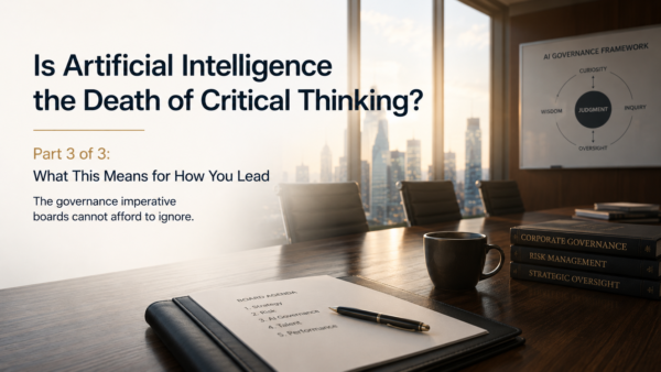 Is Artificial Intelligence the Death of Critical Thinking? Part 3 of 3