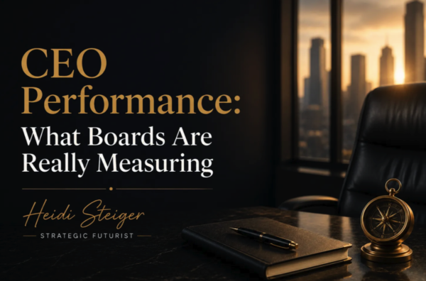 CEO Performance: What Boards Are Really Measuring
