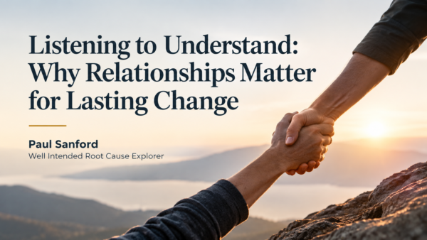 Listening to Understand: Why Relationships Matter for Lasting Change
