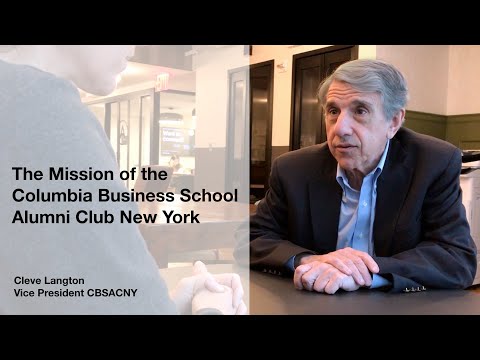 The Mission of the Columbia Business School Alumni Club NY
