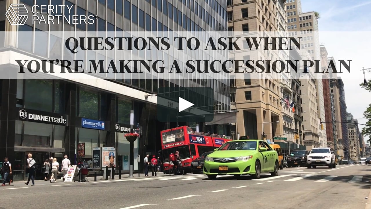 Questions to aks when you’re making a Succession Plan