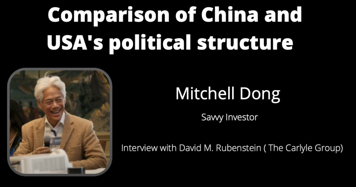 Foreign Policy, China’s Economy, and Running for Office: Interview with David M. Rubenstein