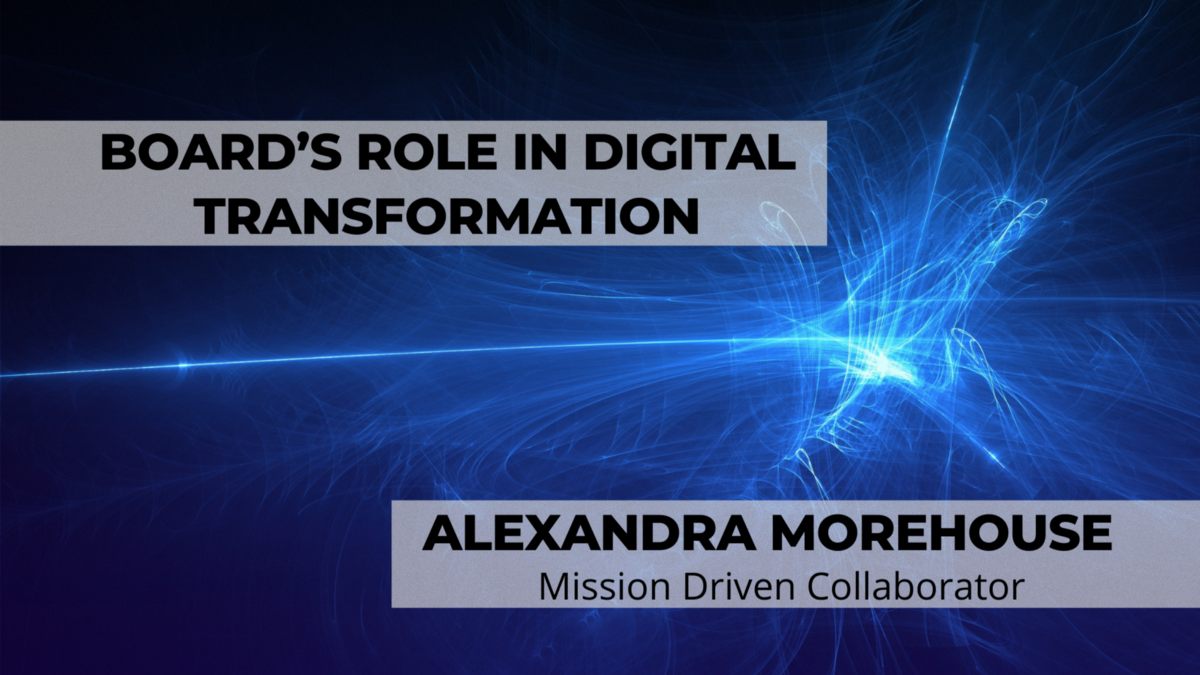 Board’s Role in Digital Transformation