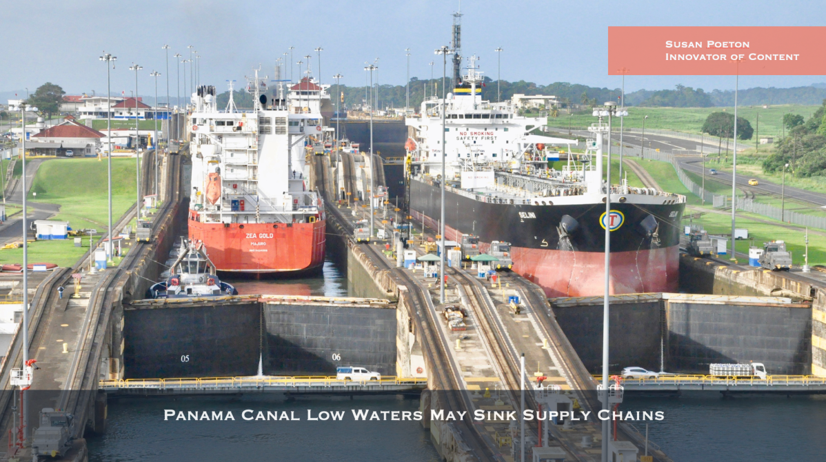 Panama Canal Low Waters May Sink Supply Chains
