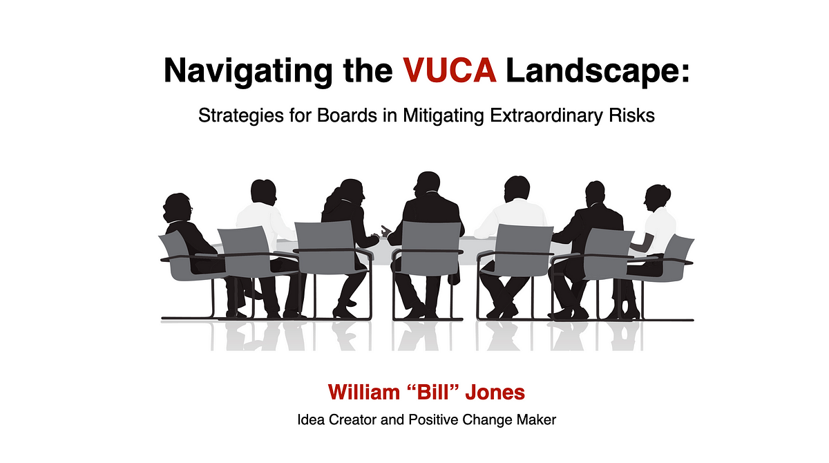 Navigating the VUCA Landscape: Strategies for Boards in Mitigating Extraordinary Risks