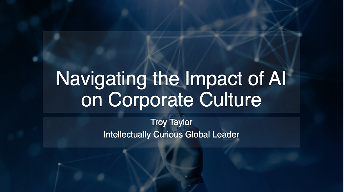 Navigating the Impact of AI on Corporate Culture