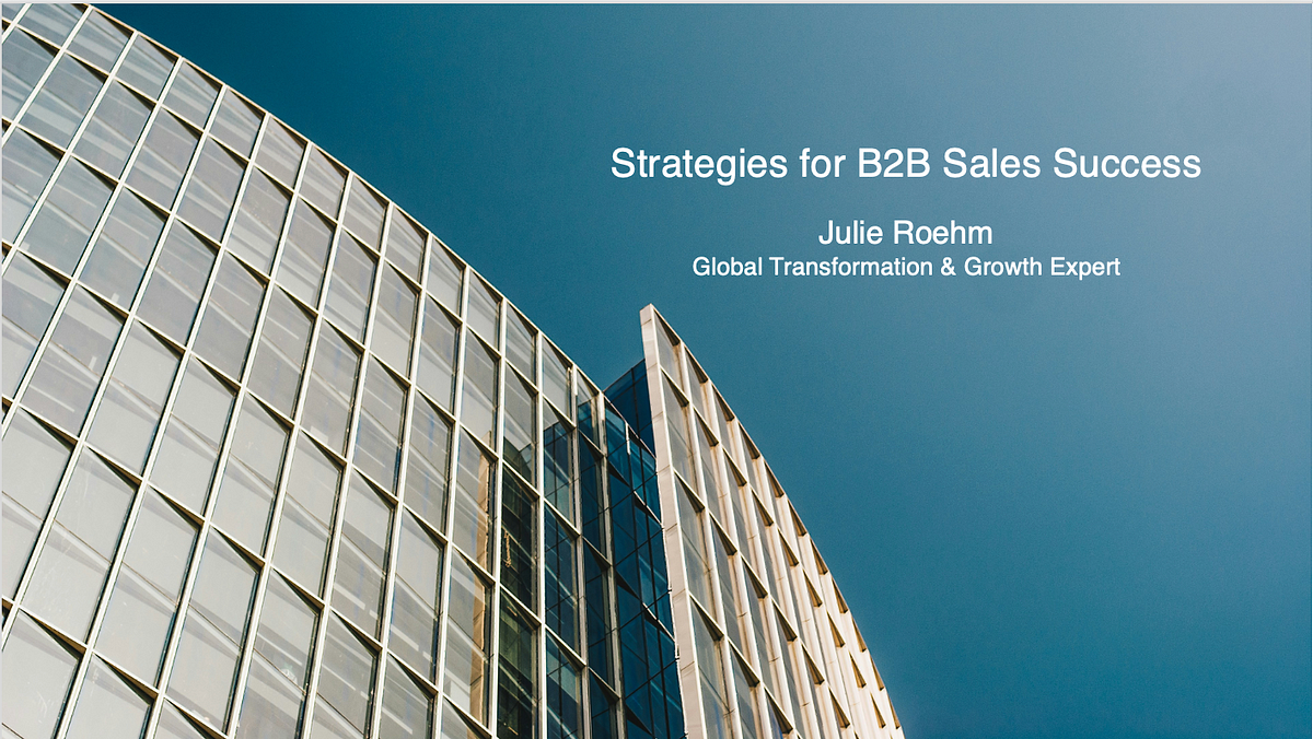 Strategies for B2B Sales Success