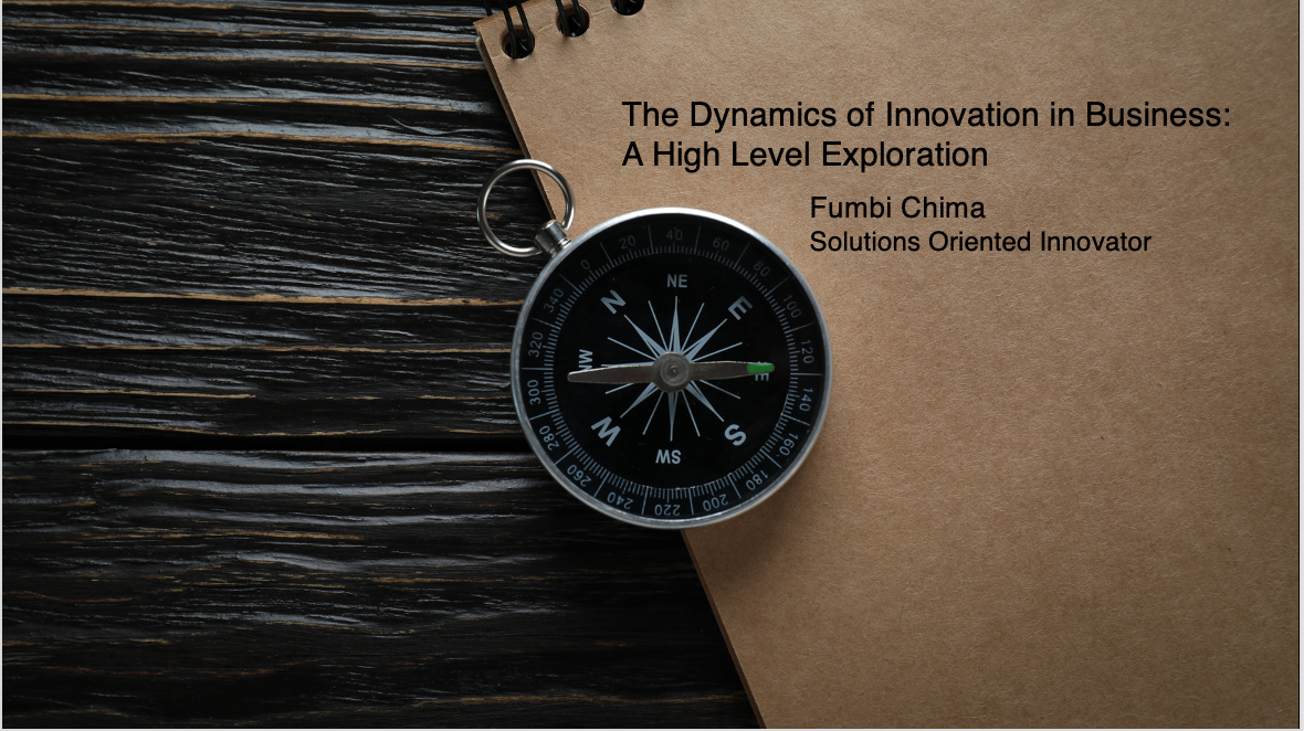 The Dynamics of Innovation in Business: A High-Level Exploration