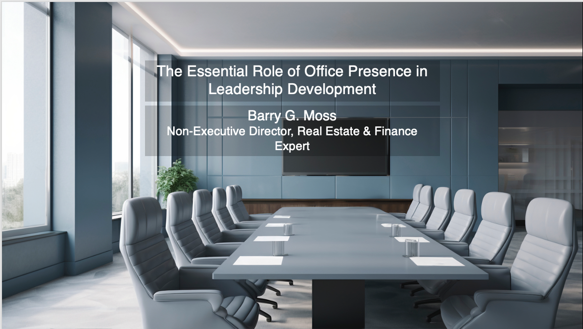 The Essential Role of Office Presence in Leadership Development