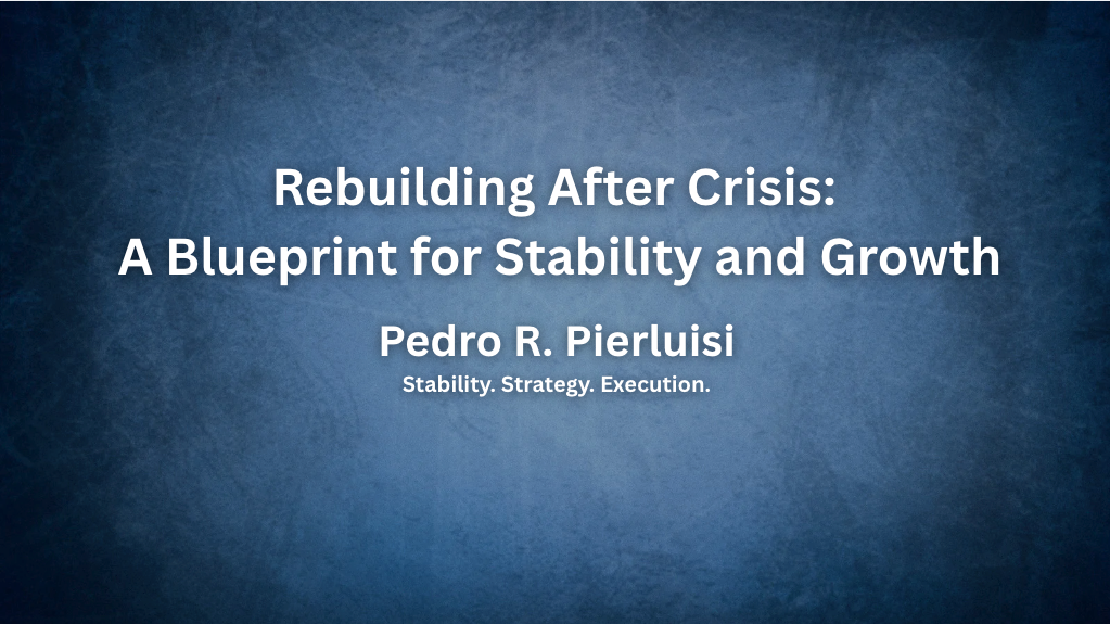 Rebuilding After Crisis: A Blueprint for Stability and Growth