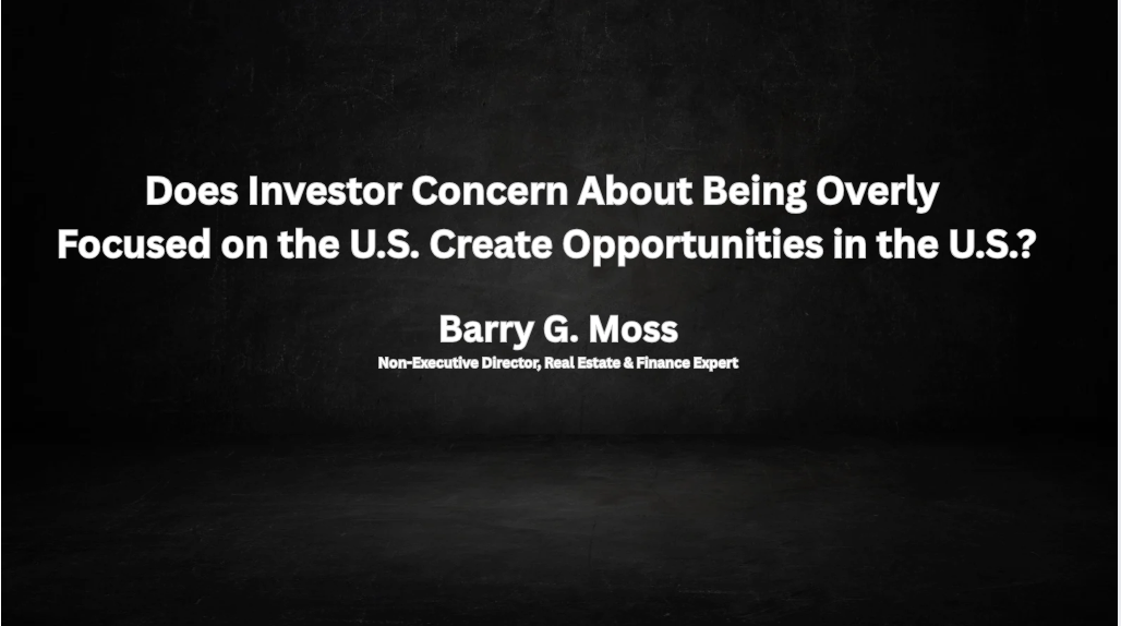 Does Investor Concern About Being Overly Focused on the U.S. Create Opportunities in the U.S.?